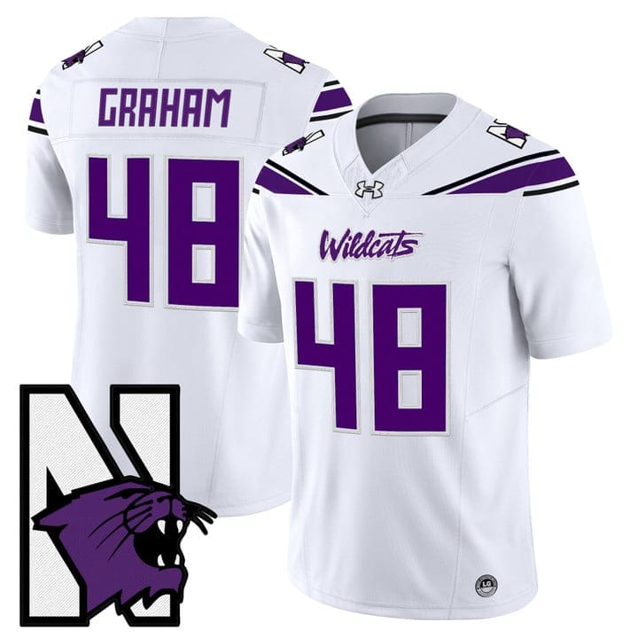 Otto Graham Jersey #48 Northwestern Wildcats Honoring 95 Vapor Limited Stitched - Image 5