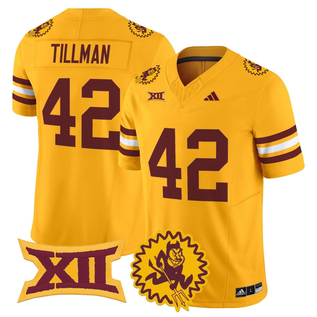 Pat Tillman Jersey #42 Arizona State Sun Devils 1975 Throwback Stitched