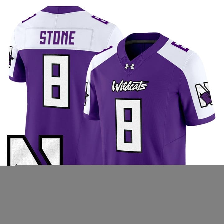 Preston Stone Jersey #8 Northwestern Wildcats Honoring 95 Vapor Limited Stitched - Image 4
