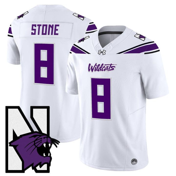 Preston Stone Jersey #8 Northwestern Wildcats Honoring 95 Vapor Limited Stitched - Image 5