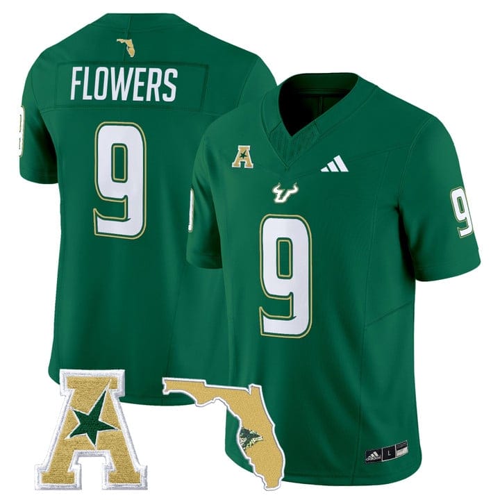 Quinton Flowers Jersey #9 South Florida Bulls 2025 Limited Stitched - Image 4