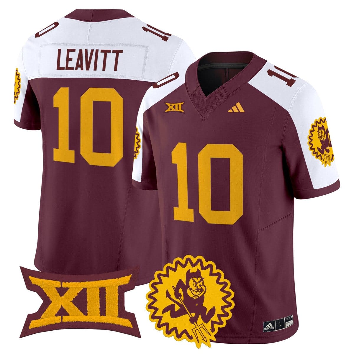 Sam Leavitt Jersey #10 Arizona State Sun Devils 1975 Throwback Stitched - Image 4