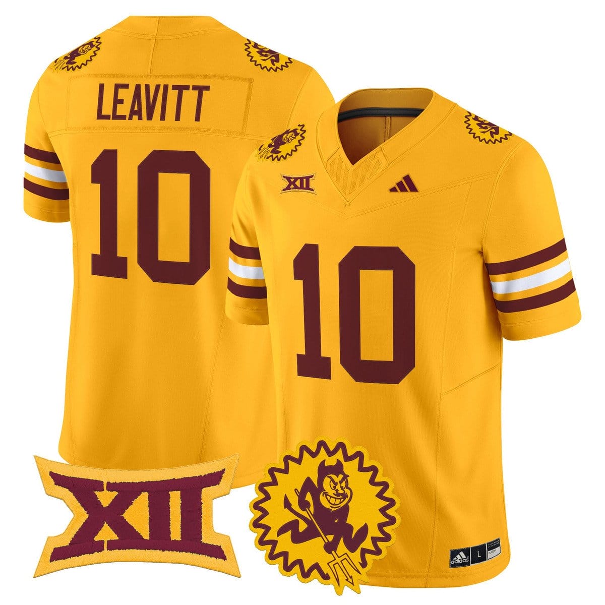 Sam Leavitt Jersey #10 Arizona State Sun Devils 1975 Throwback Stitched