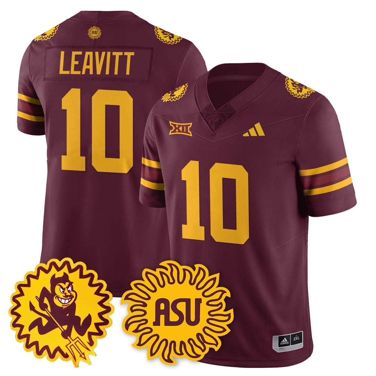 Sam Leavitt Jersey #10 Arizona State Sun Devils 1975 Throwback Stitched - Image 4