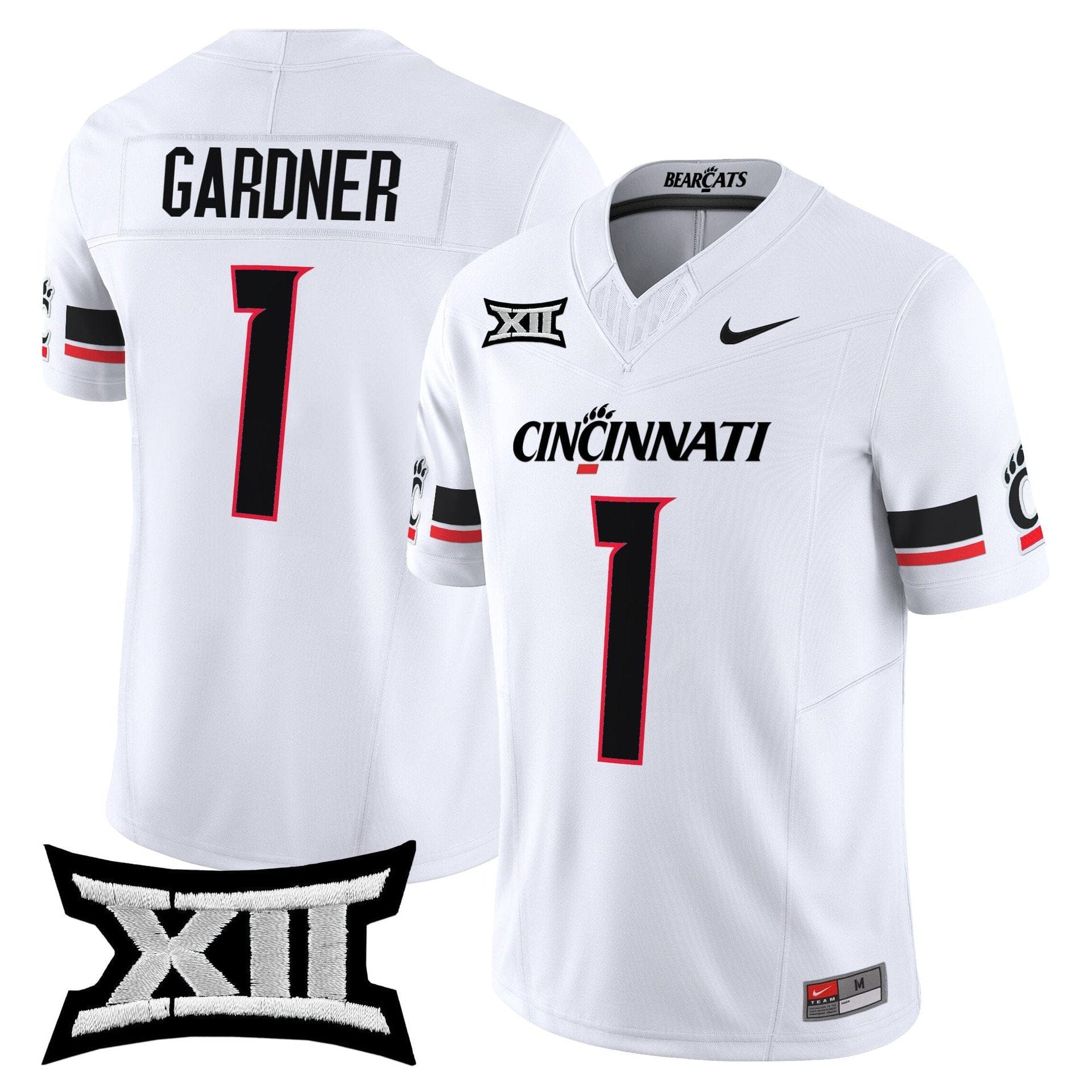 Alternative view of Sauce Gardner Jersey #1 Cincinnati Bearcats 2025 Vapor Limited Stitched