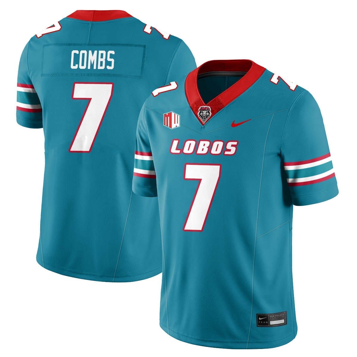 Tavian Combs Jersey #7 UNM Lobo Football 2025 All Stitched