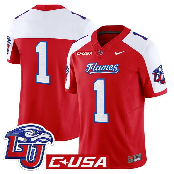 Team Jersey #1 Liberty Flames 2025 Vapor Limited Stitched - Image 4