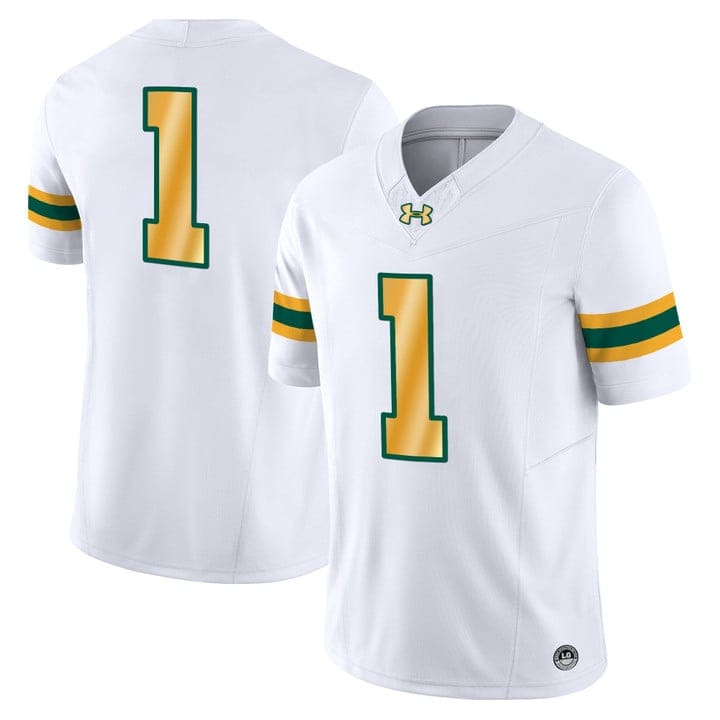 Alternative view of Team Jersey #1 North Dakota State Bison Vapor Limited Stitched
