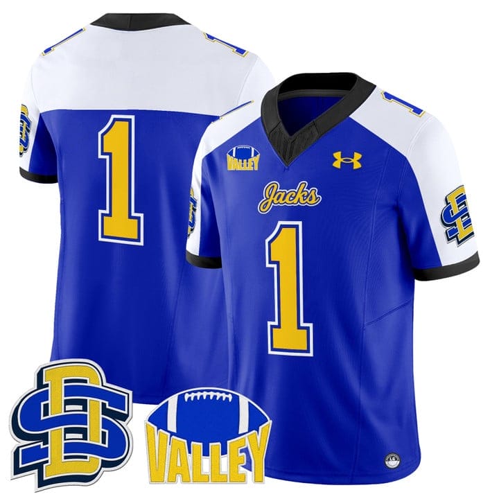 Team Jersey #1 South Dakota State Jackrabbits 2025 Stitched - Image 3