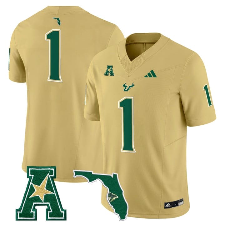 Team Jersey #1 South Florida Bulls 2025 Vapor Limited Stitched - Image 5