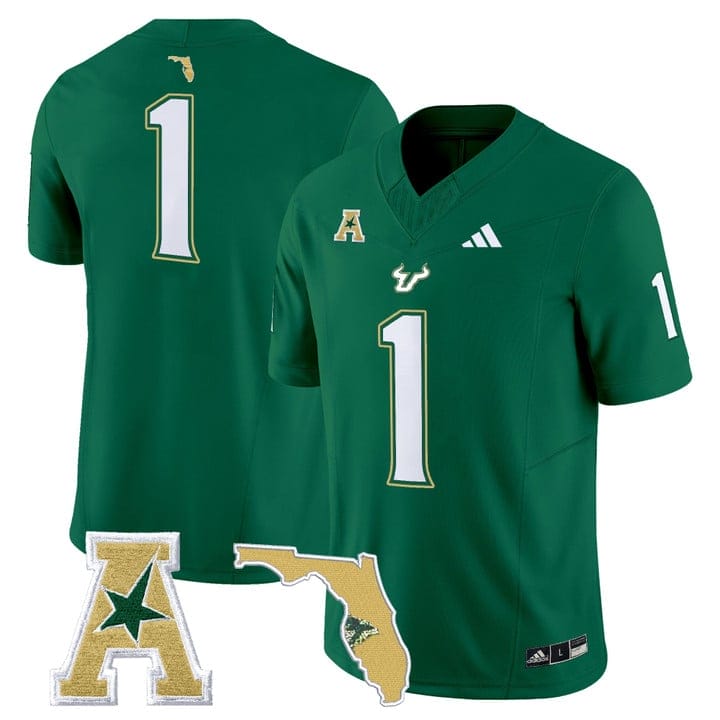 Team Jersey #1 South Florida Bulls 2025 Vapor Limited Stitched - Image 4