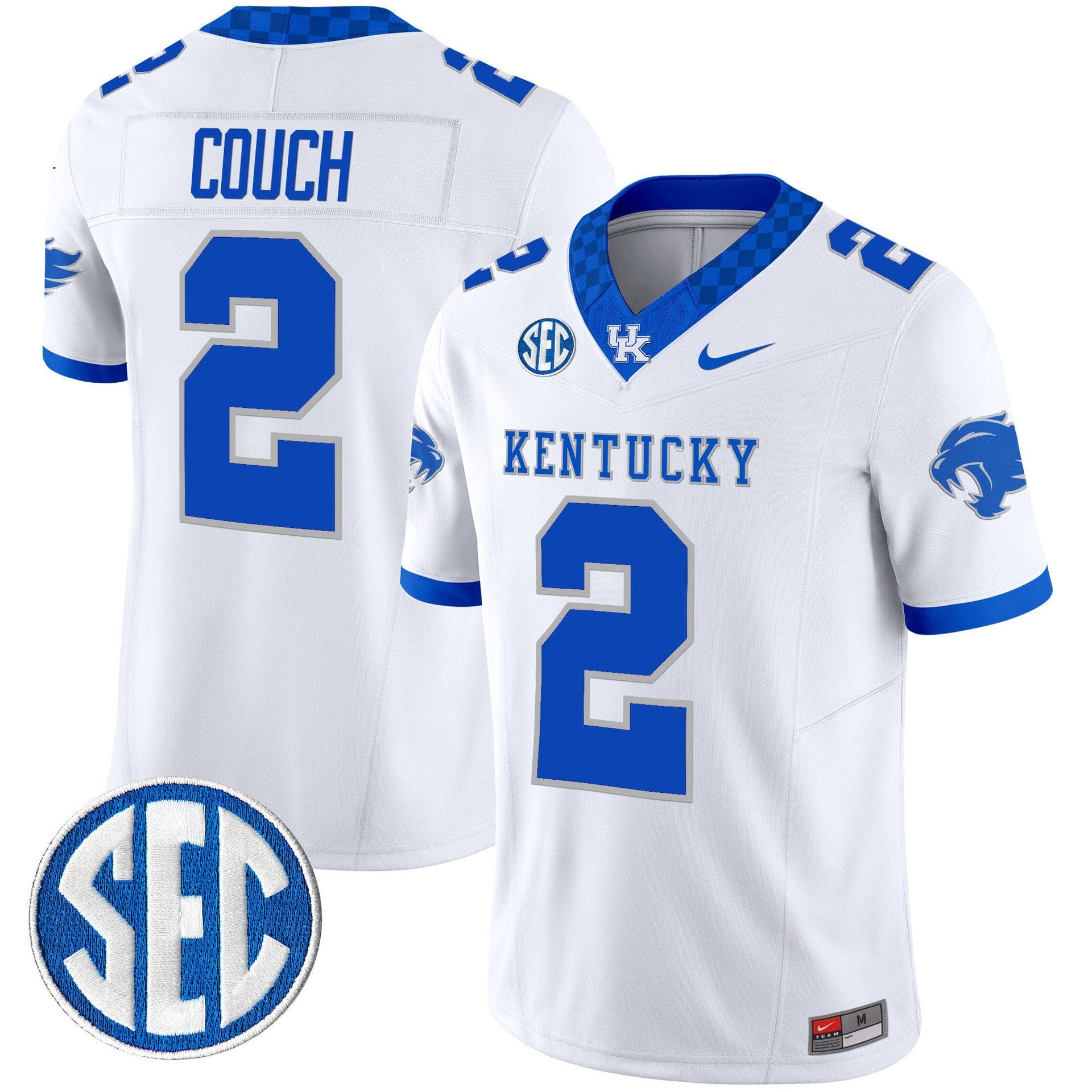 Alternative view of Tim Couch Jersey #2 Kentucky Wildcats 2025 Limited Stitched