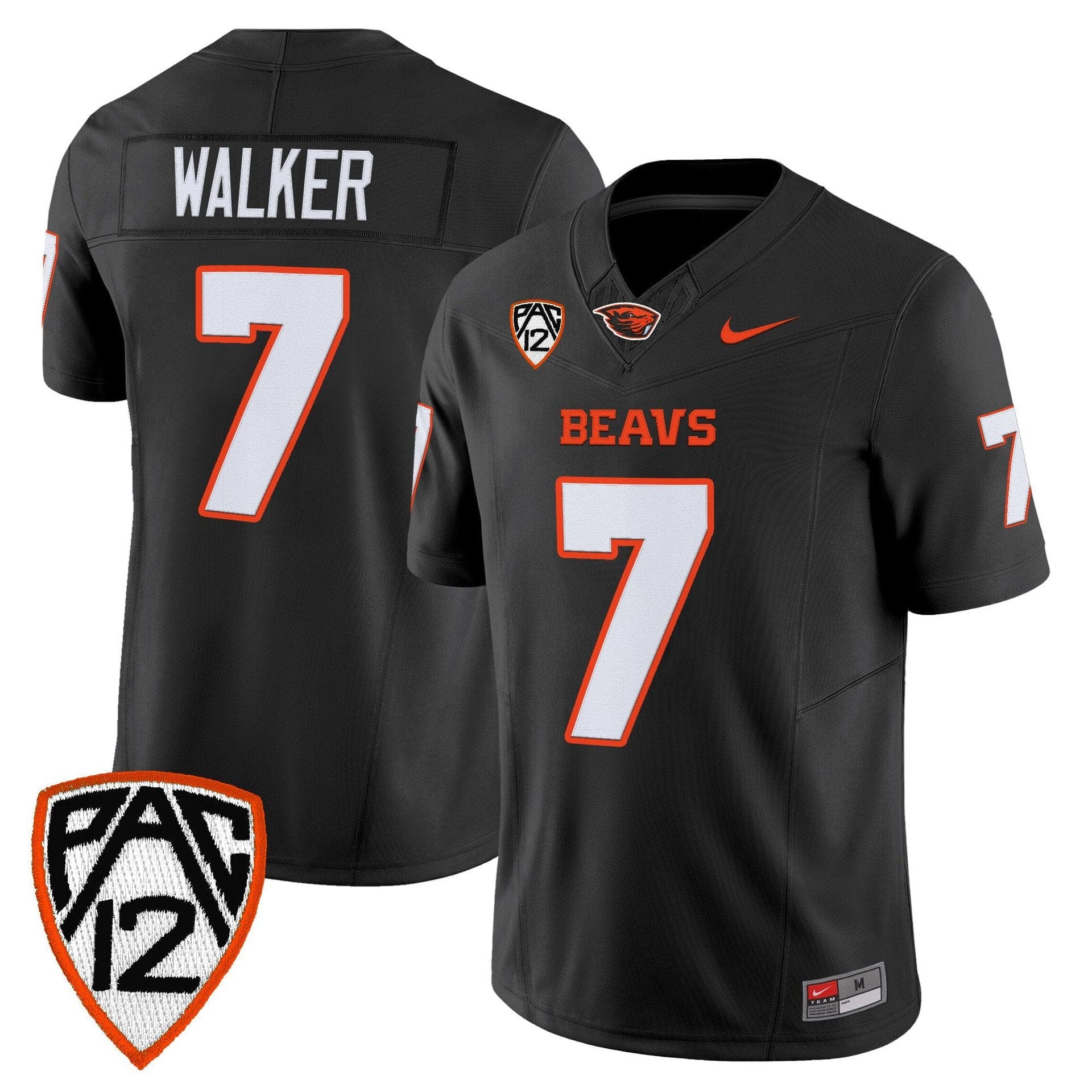 Trent Walker Jersey #7 Oregon State Beavers 2025 Limited Stitched