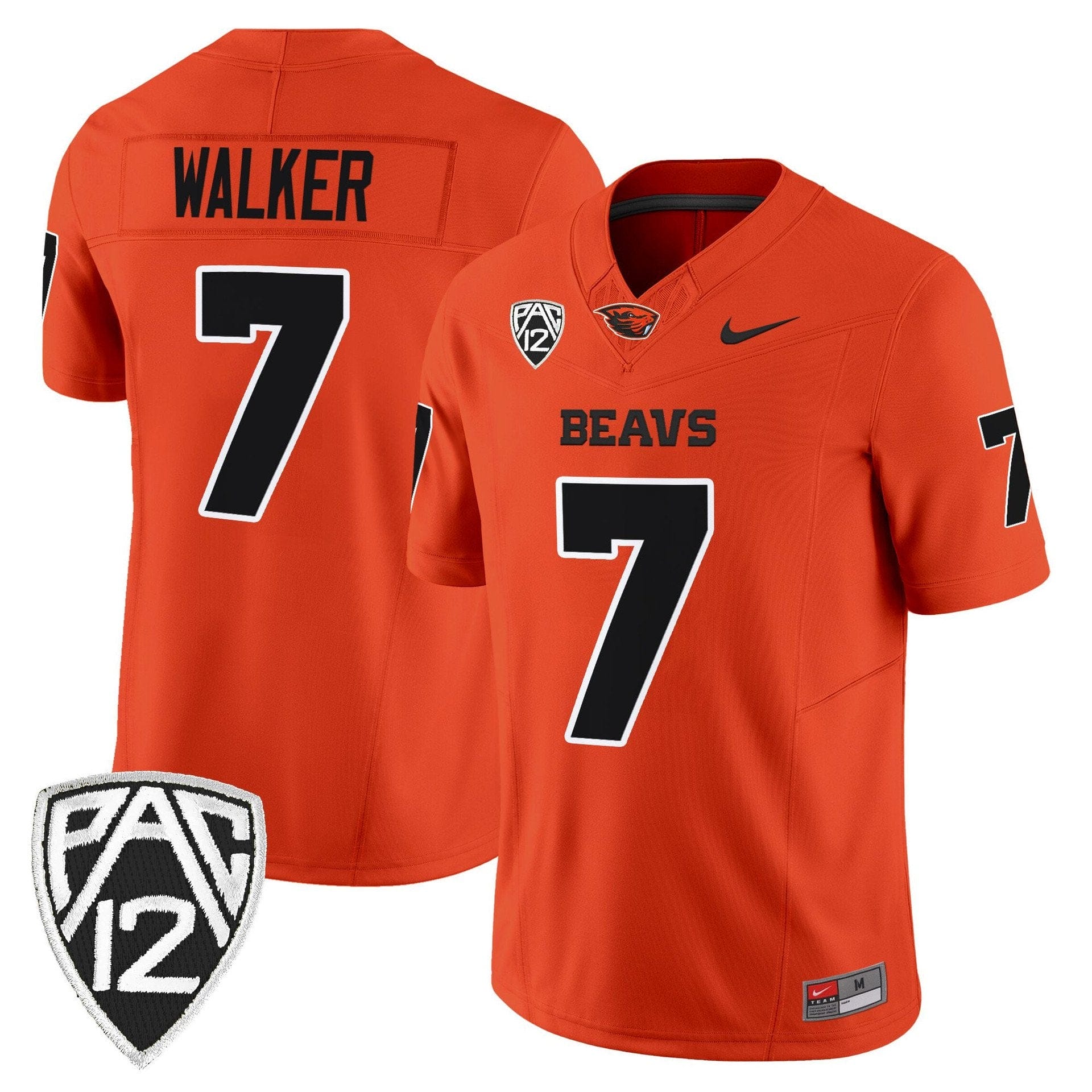 Trent Walker Jersey #7 Oregon State Beavers 2025 Limited Stitched - Image 5