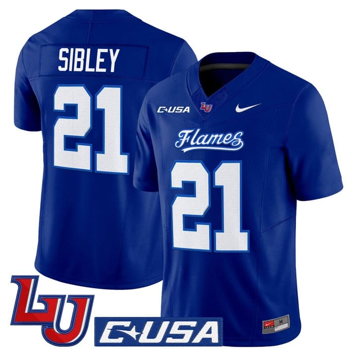 Alternative view of Treon Sibley Jersey #21 Liberty Flames 2025 Vapor Limited Stitched