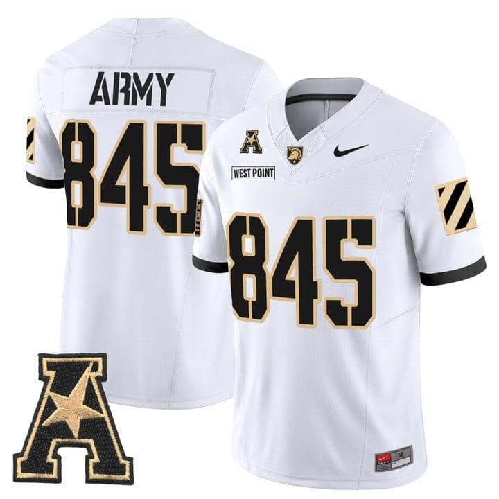 Alternative view of West Point Jersey #845 Army Black Knights 2025 Vapor Stitched