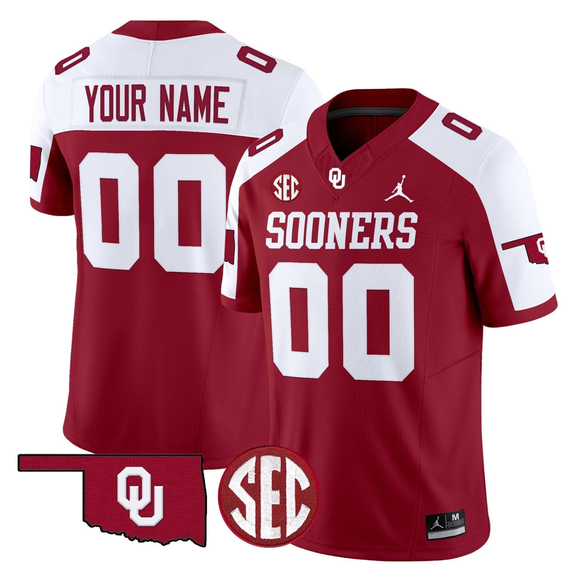 Custom Oklahoma Sooners Jersey Name, Number 2025 Vapor Limited Stitched All Colors - Image 4