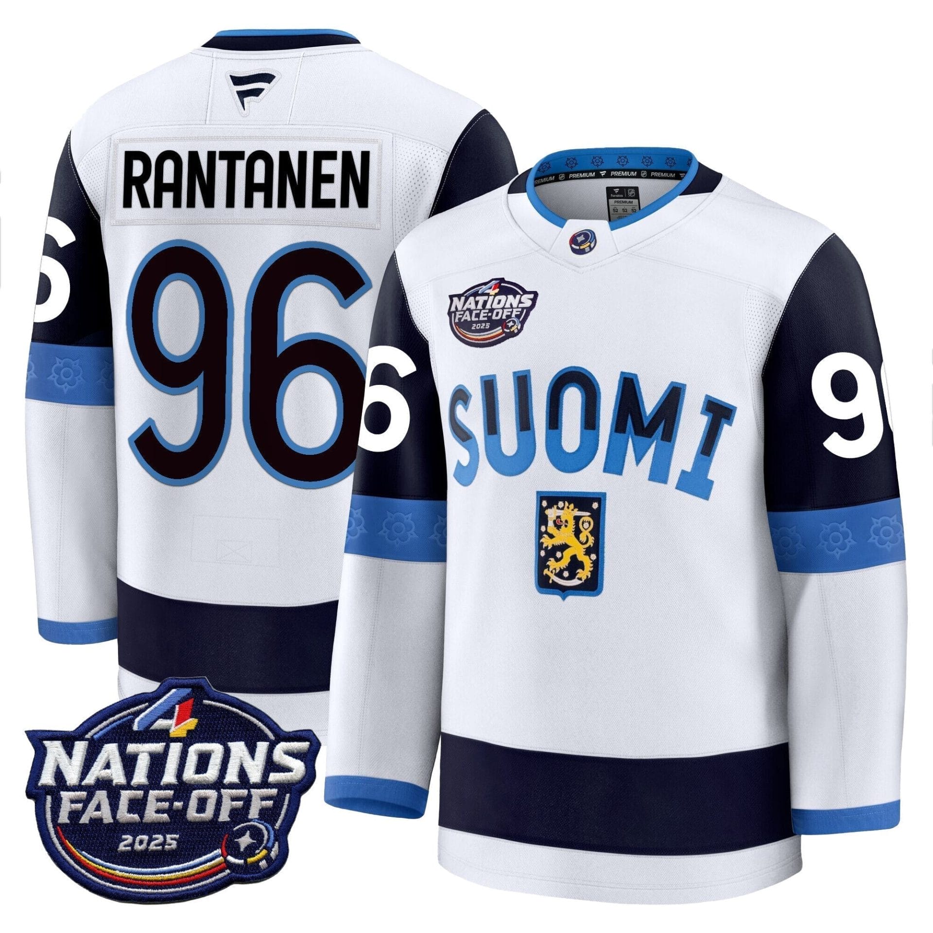 Finland 4 Nations Face-Off 2025 Premium Jersey - All Stitched - Image 2