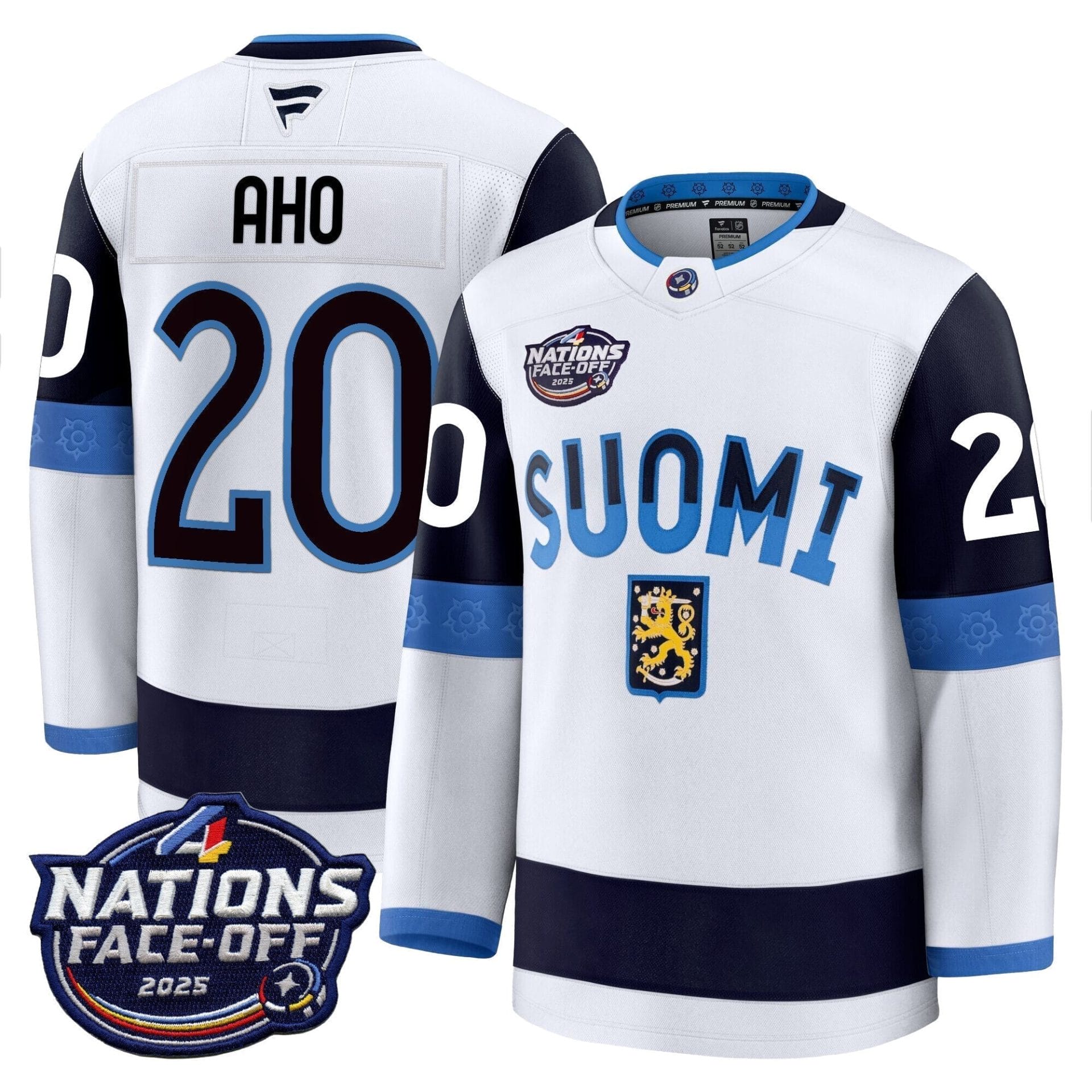 Finland 4 Nations Face-Off 2025 Premium Jersey - All Stitched - Image 3