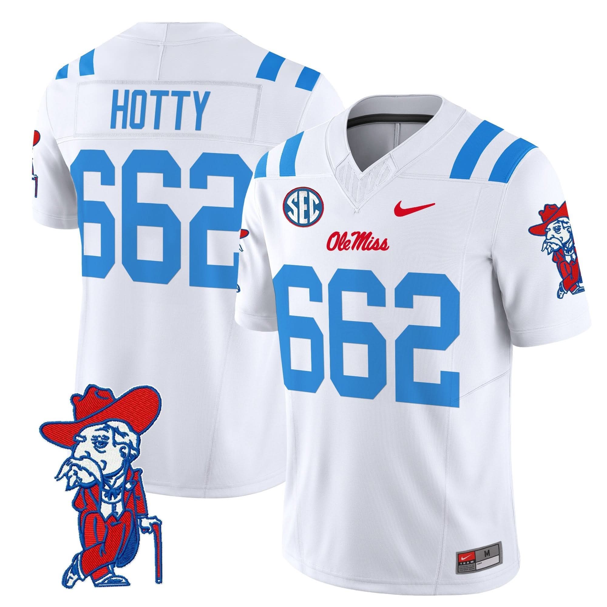 Ole Miss Rebels 2025 Vapor Limited Jersey V2 - All Stitched - Image 34