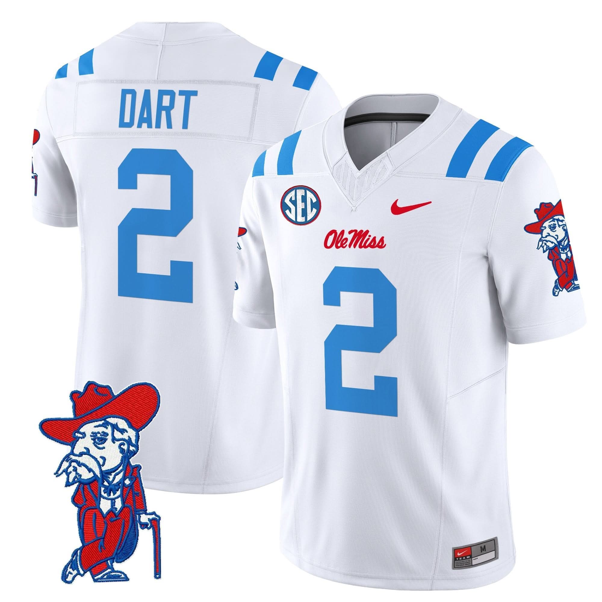 Ole Miss Rebels 2025 Vapor Limited Jersey V2 - All Stitched - Image 21