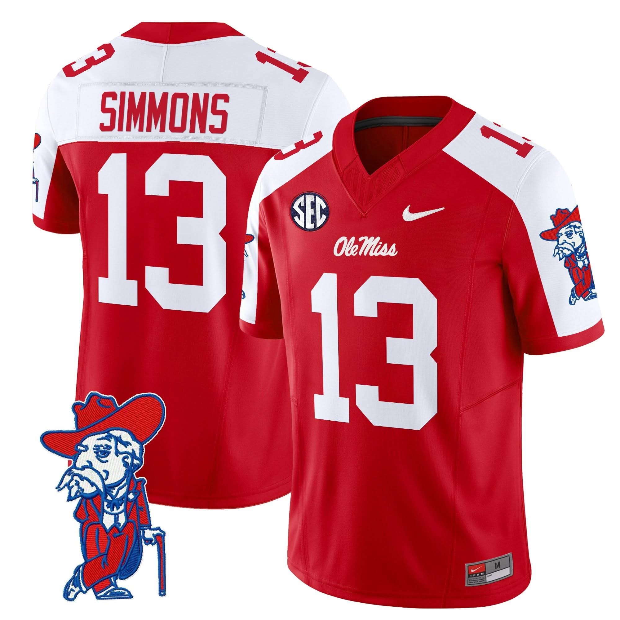 Ole Miss Rebels 2025 Vapor Limited Jersey V2 - All Stitched - Image 38