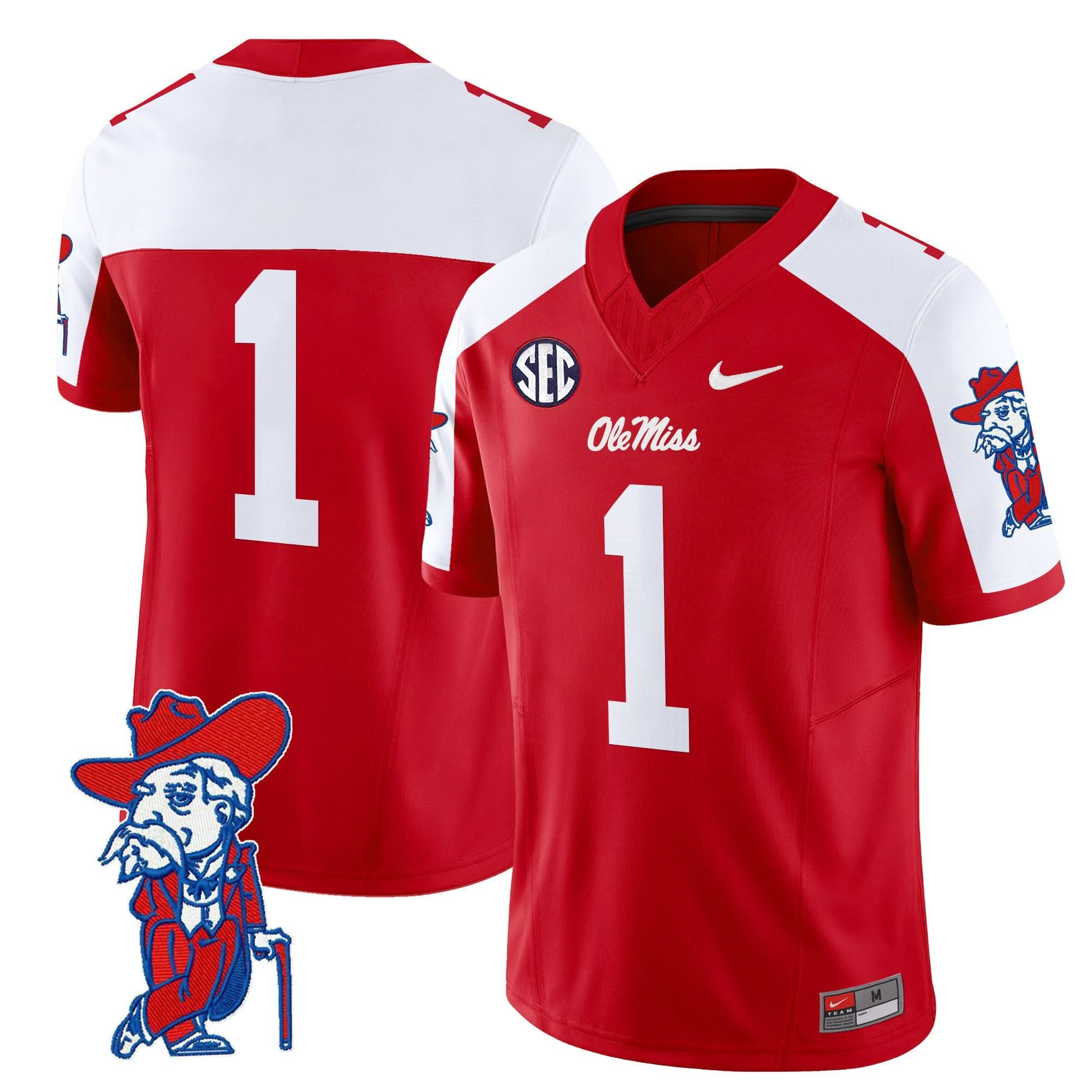 Ole Miss Rebels 2025 Vapor Limited Jersey V2 - All Stitched - Image 41