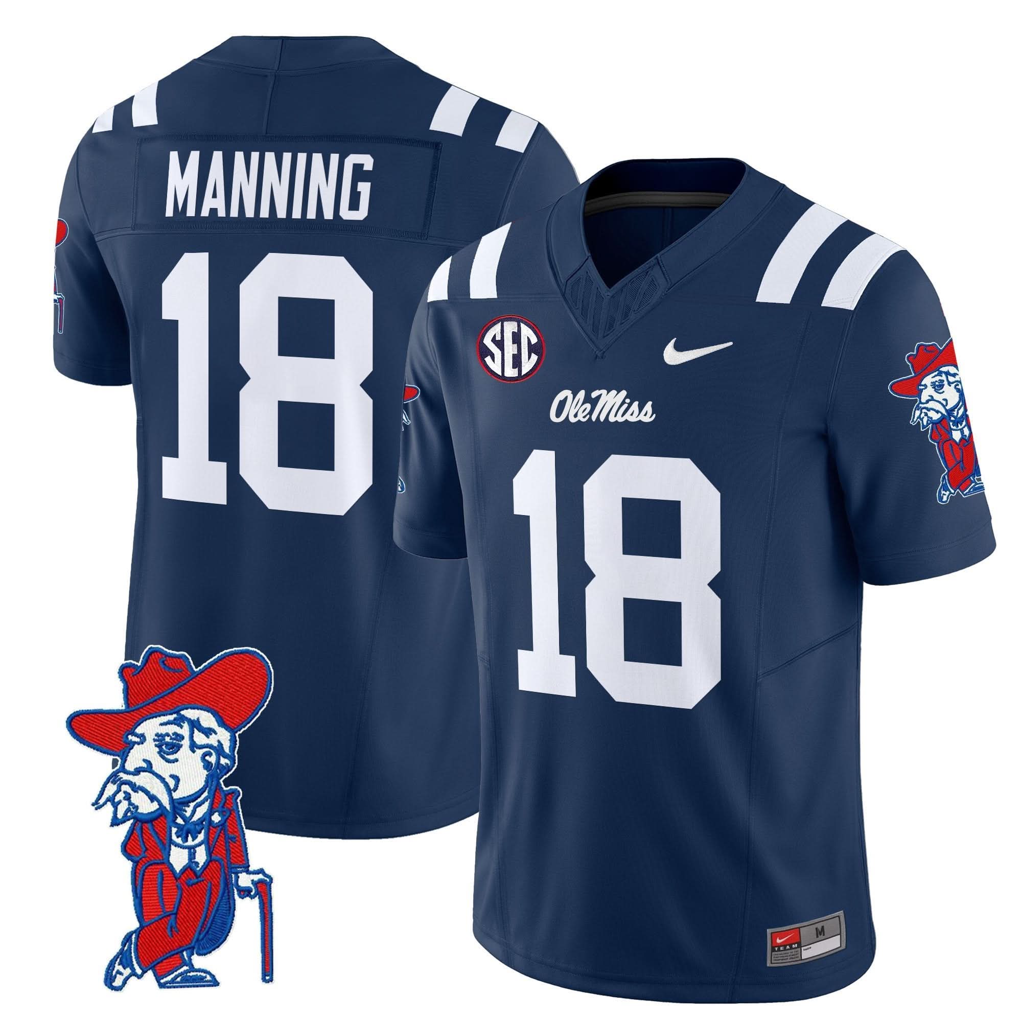 Ole Miss Rebels 2025 Vapor Limited Jersey V2 - All Stitched - Image 3