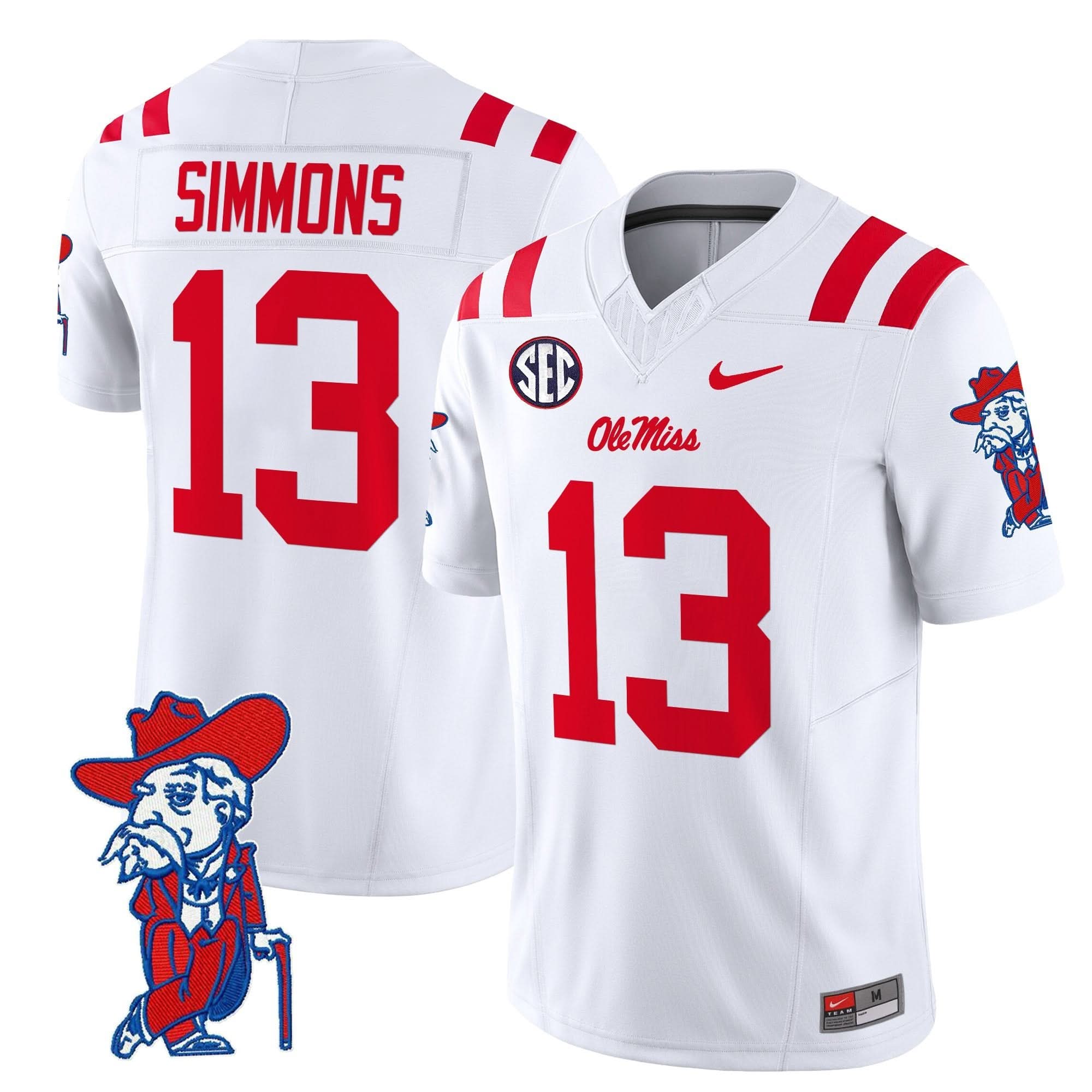 Ole Miss Rebels 2025 Vapor Limited Jersey V2 - All Stitched - Image 7