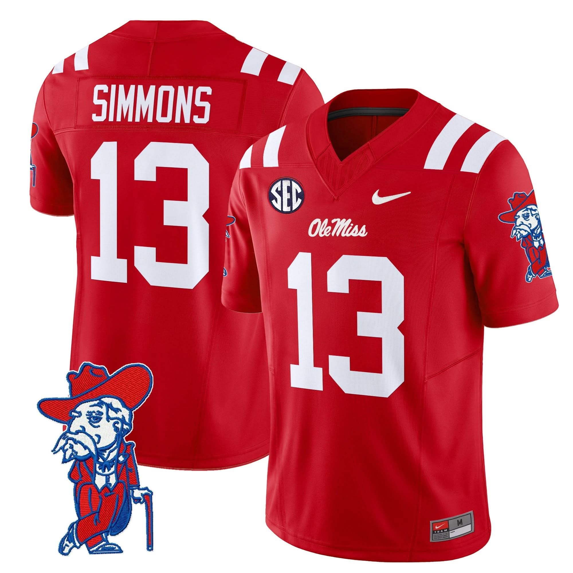 Ole Miss Rebels 2025 Vapor Limited Jersey V2 - All Stitched - Image 17