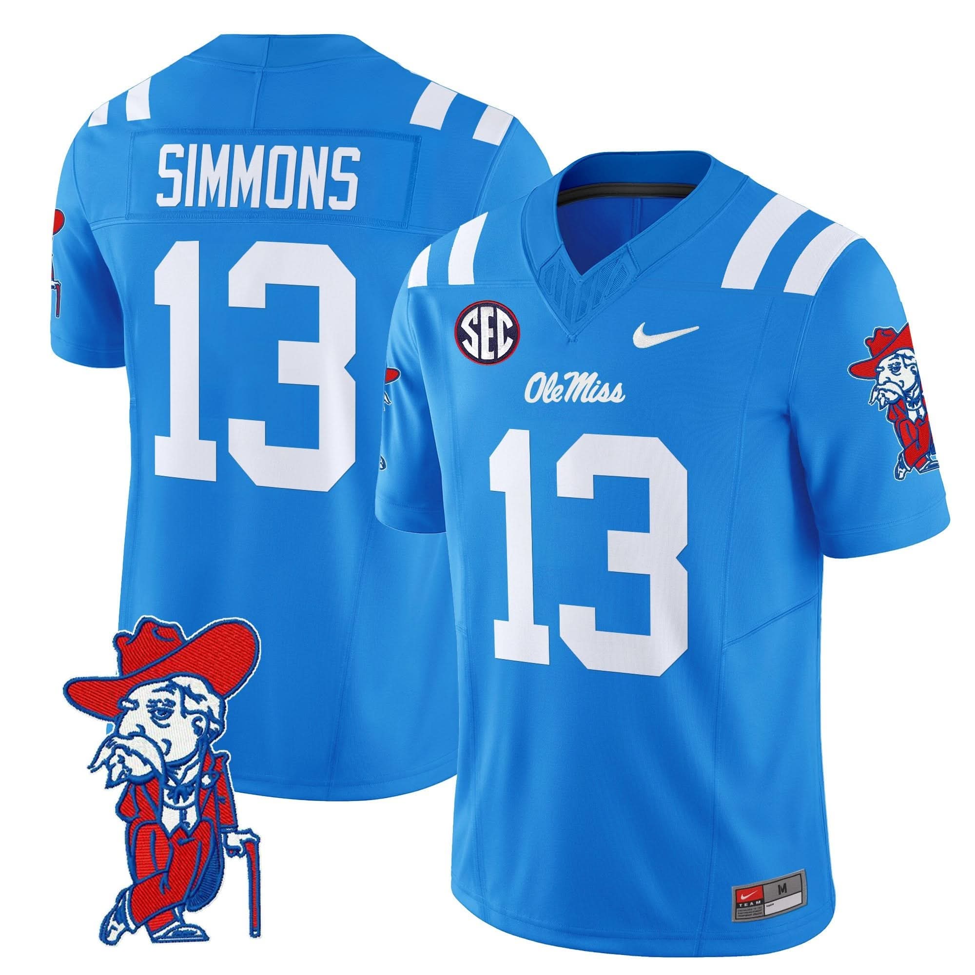 Ole Miss Rebels 2025 Vapor Limited Jersey V2 - All Stitched - Image 26
