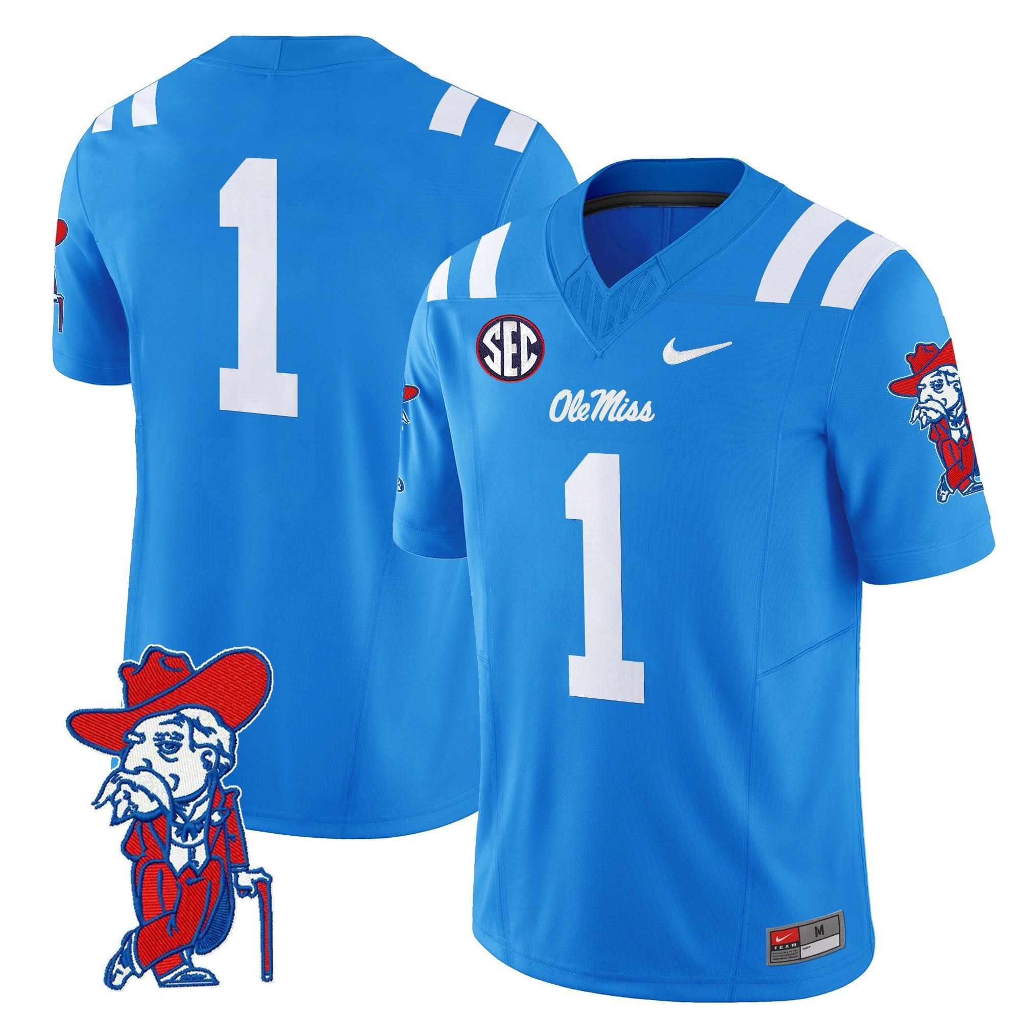 Ole Miss Rebels 2025 Vapor Limited Jersey V2 - All Stitched - Image 33
