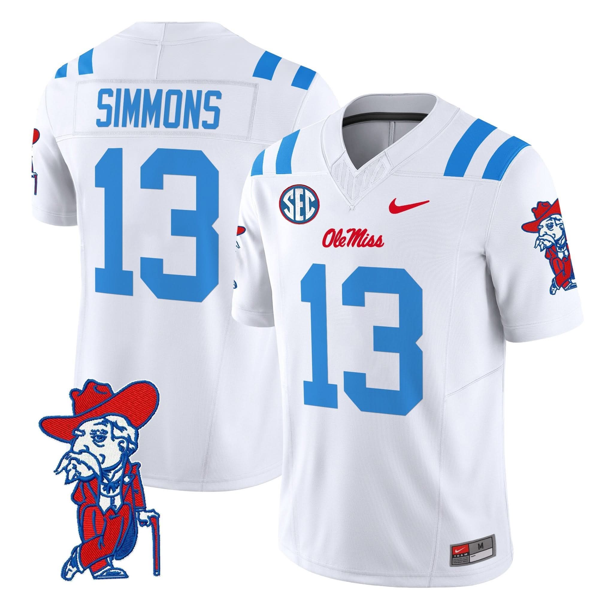Ole Miss Rebels 2025 Vapor Limited Jersey V2 - All Stitched