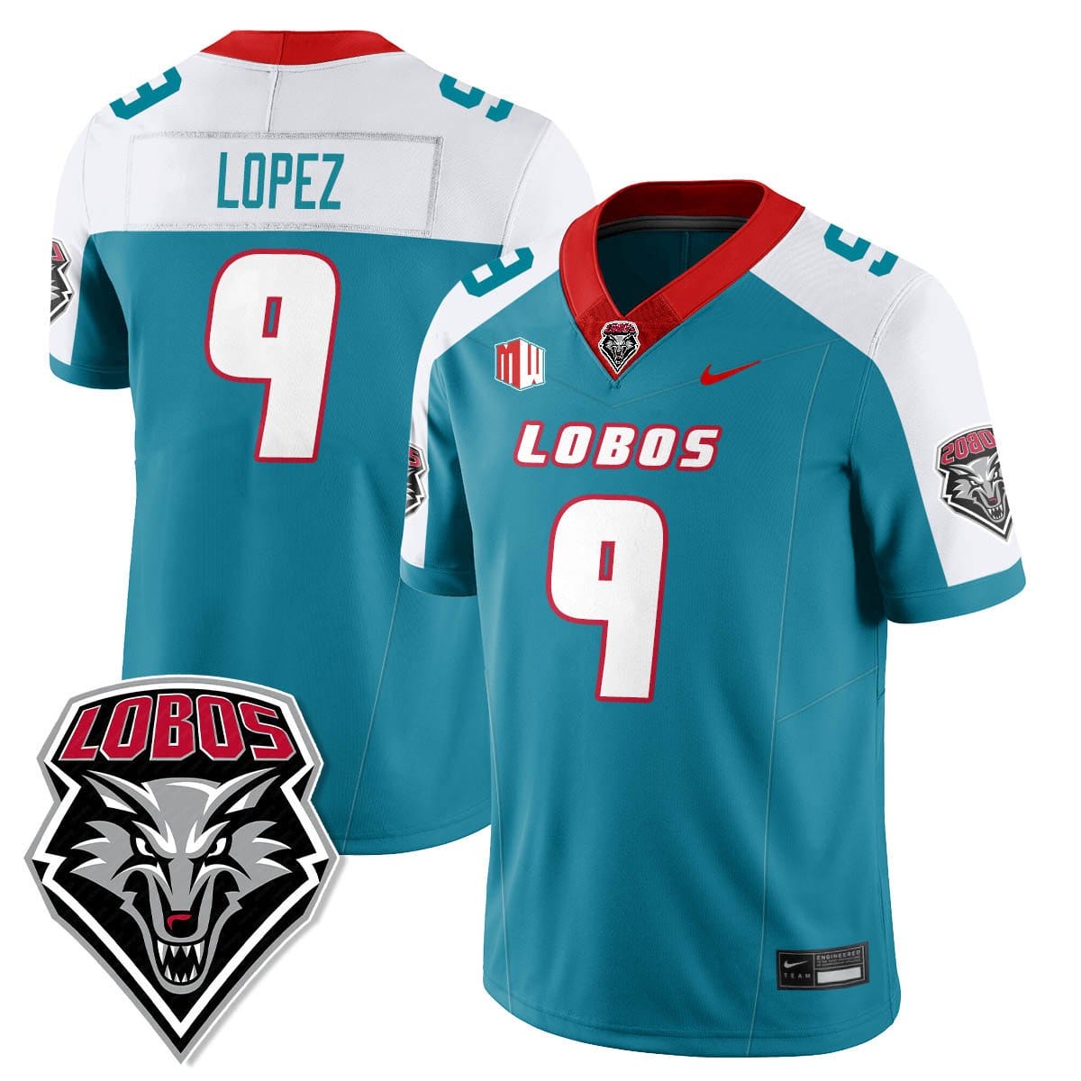 UNM Lobo Football 2025 Jersey - All Stitched - Image 14