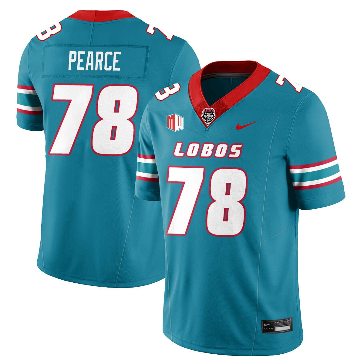 UNM Lobo Football 2025 Jersey - All Stitched - Image 15