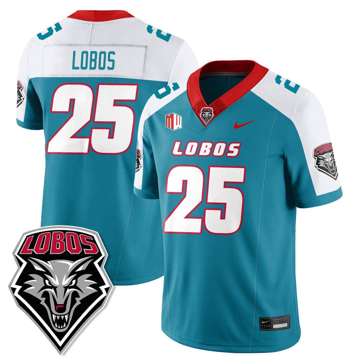 UNM Lobo Football 2025 Jersey - All Stitched - Image 16