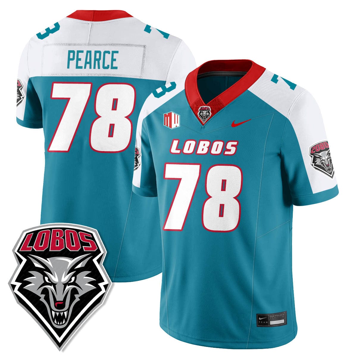 UNM Lobo Football 2025 Jersey - All Stitched - Image 17
