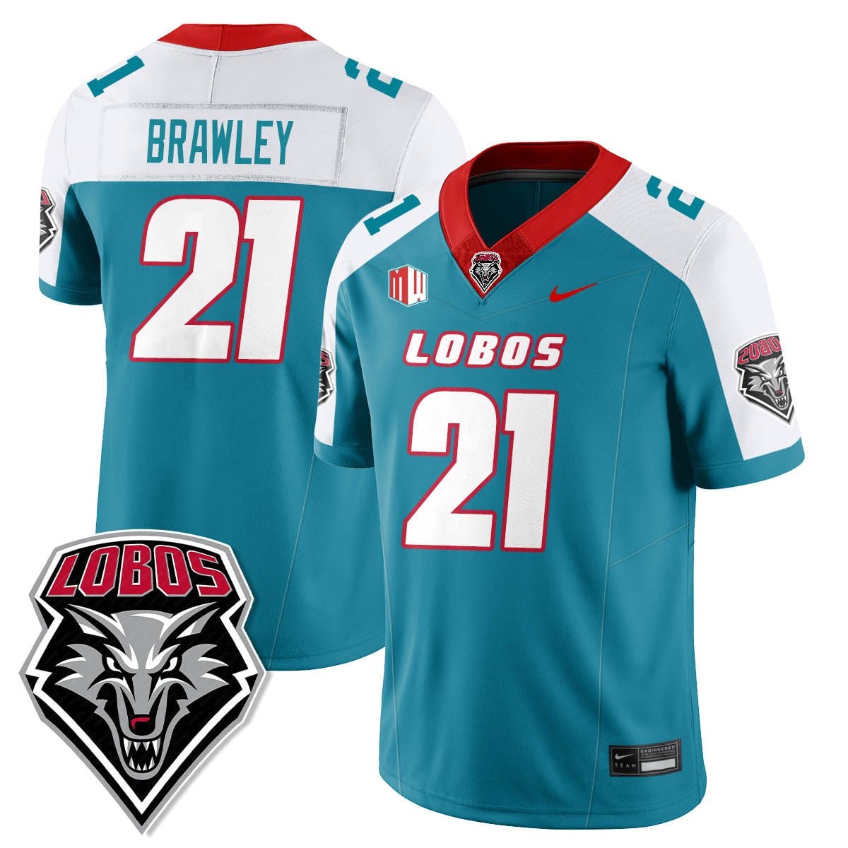 UNM Lobo Football 2025 Jersey - All Stitched