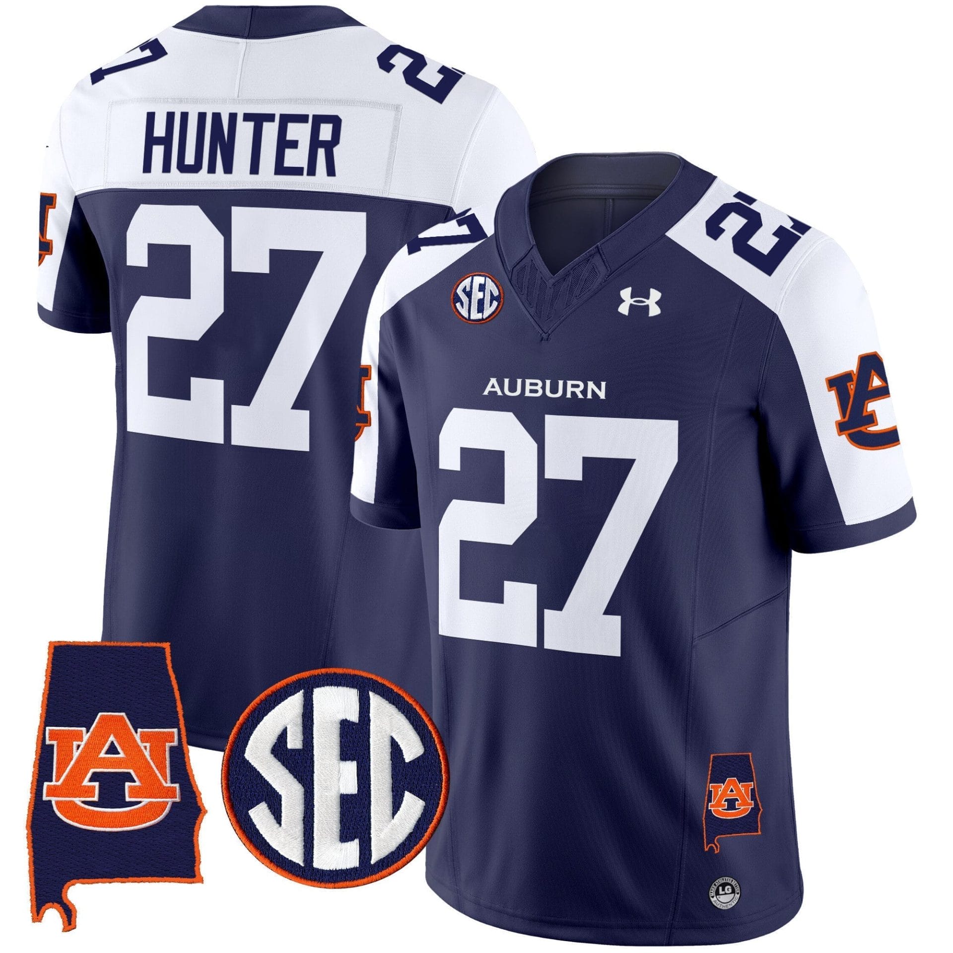 Auburn Tigers 2025 Alabama Patch Vapor Limited Jersey - All Stitched - Image 30