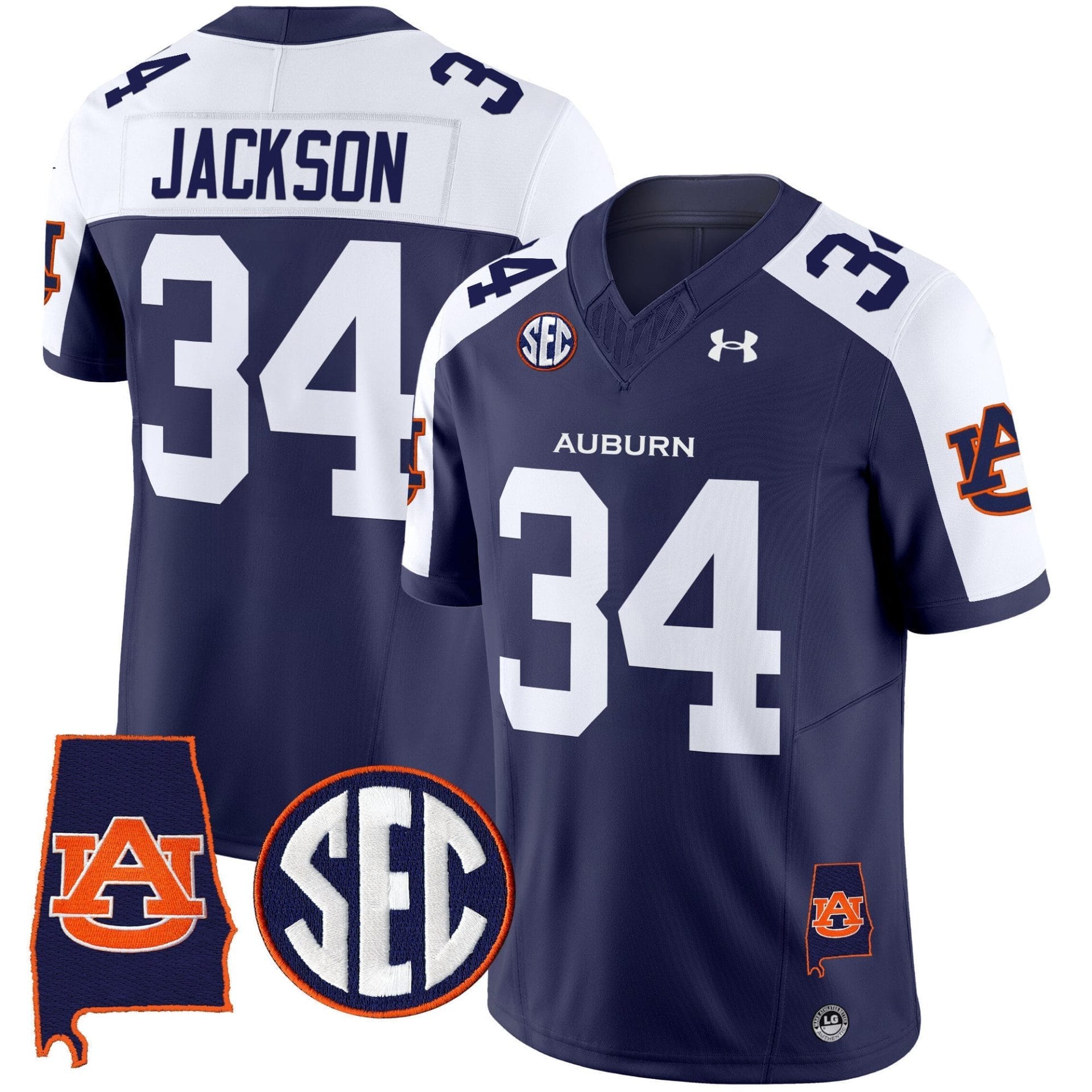 Auburn Tigers 2025 Alabama Patch Vapor Limited Jersey - All Stitched - Image 18
