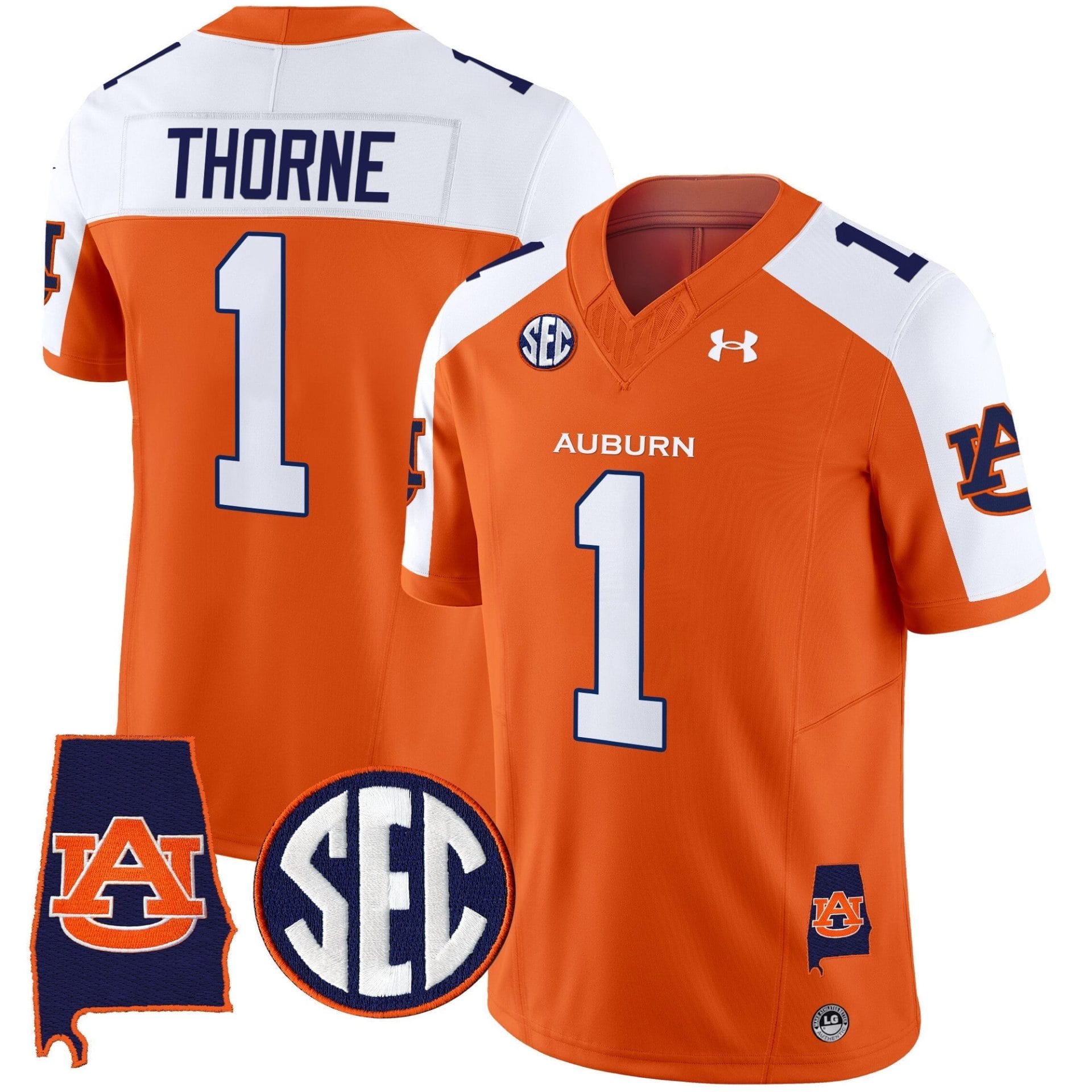 Auburn Tigers 2025 Alabama Patch Vapor Limited Jersey - All Stitched - Image 21