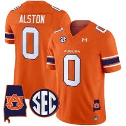 Alternative view of Auburn Tigers 2025 Alabama Patch Vapor Limited Jersey - All Stitched
