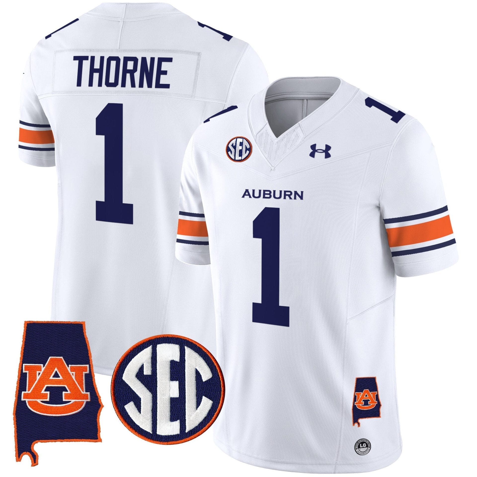 Auburn Tigers 2025 Alabama Patch Vapor Limited Jersey - All Stitched - Image 7