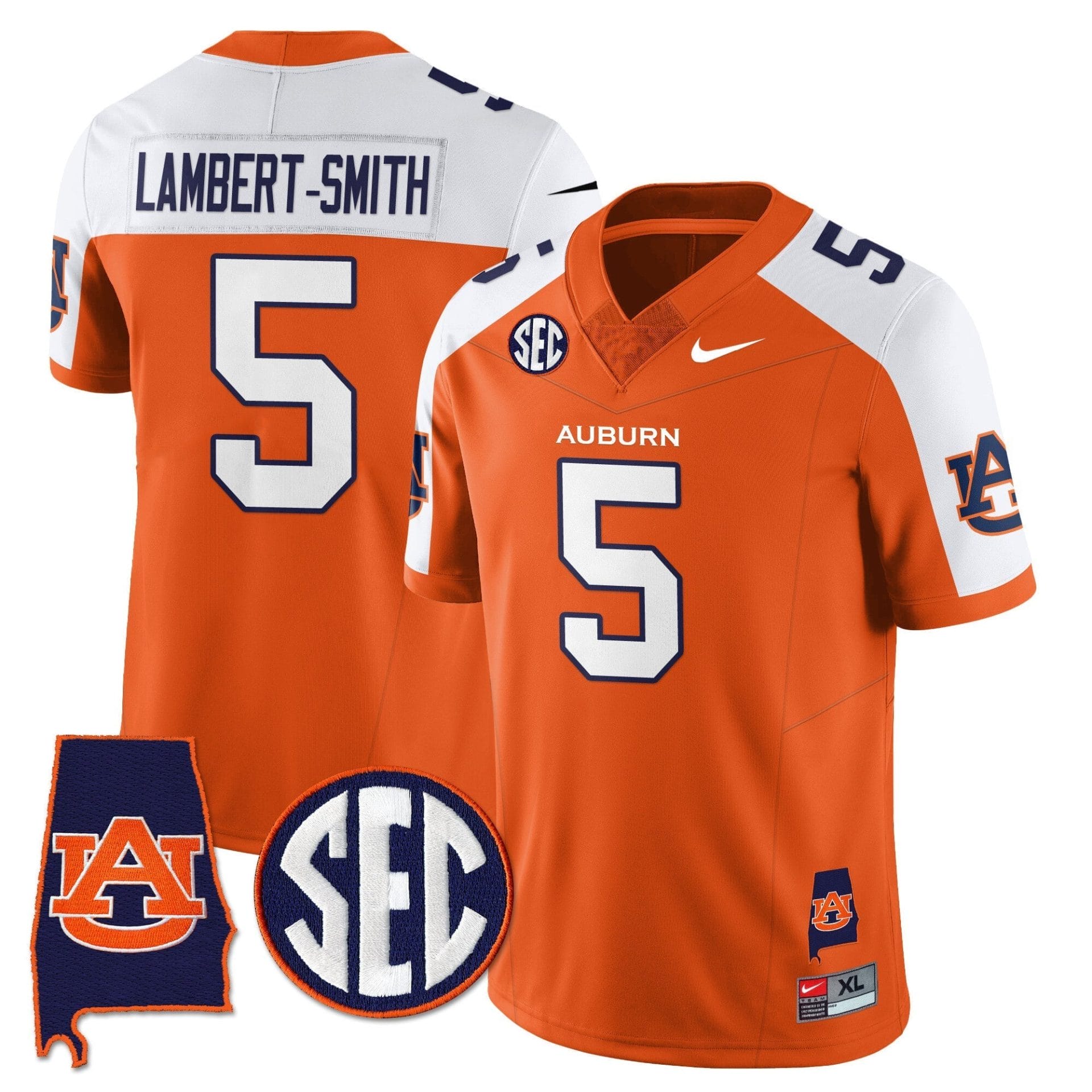 Auburn Tigers Alabama Patch Vapor Limited Jersey - All Stitched - Image 6