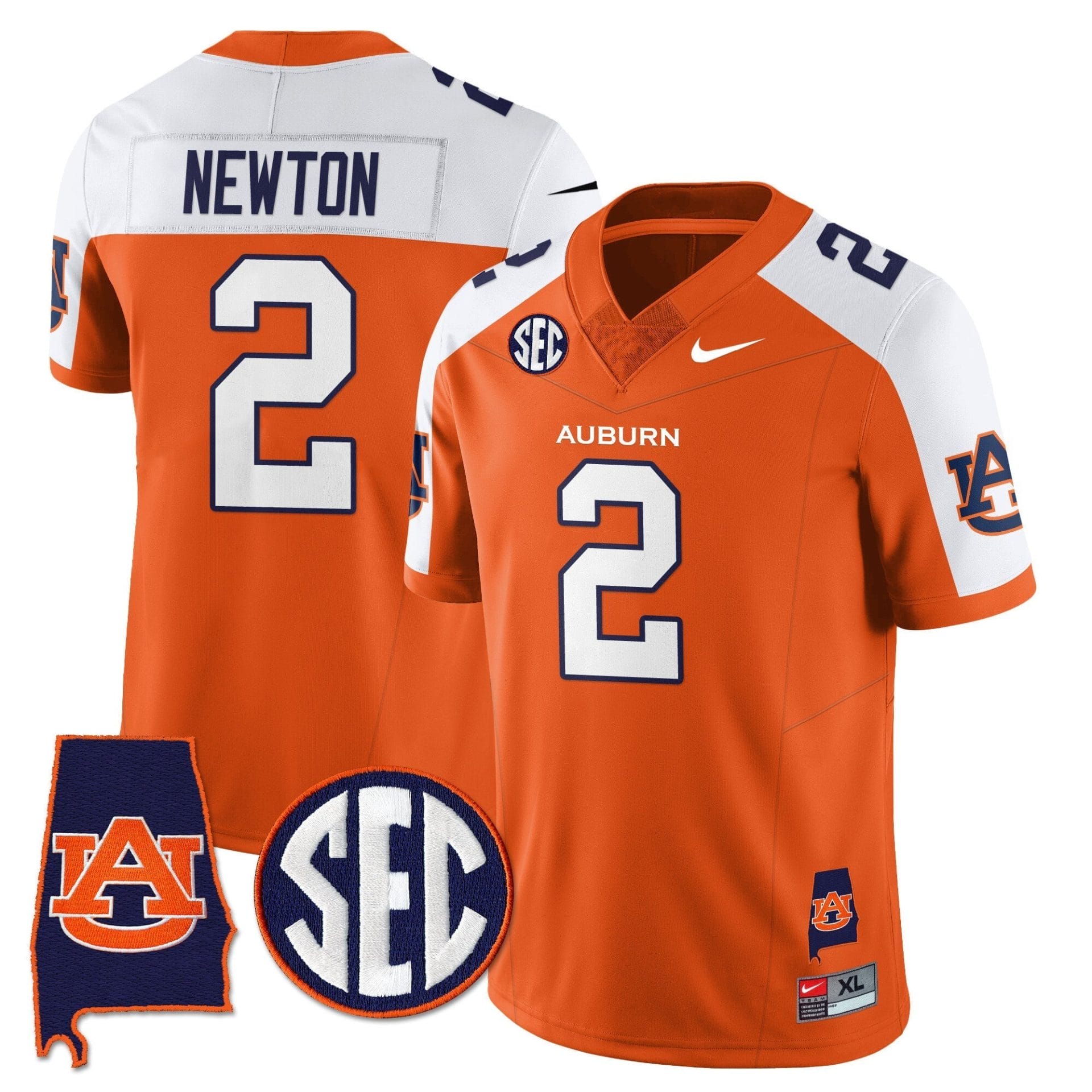 Auburn Tigers Alabama Patch Vapor Limited Jersey - All Stitched - Image 7