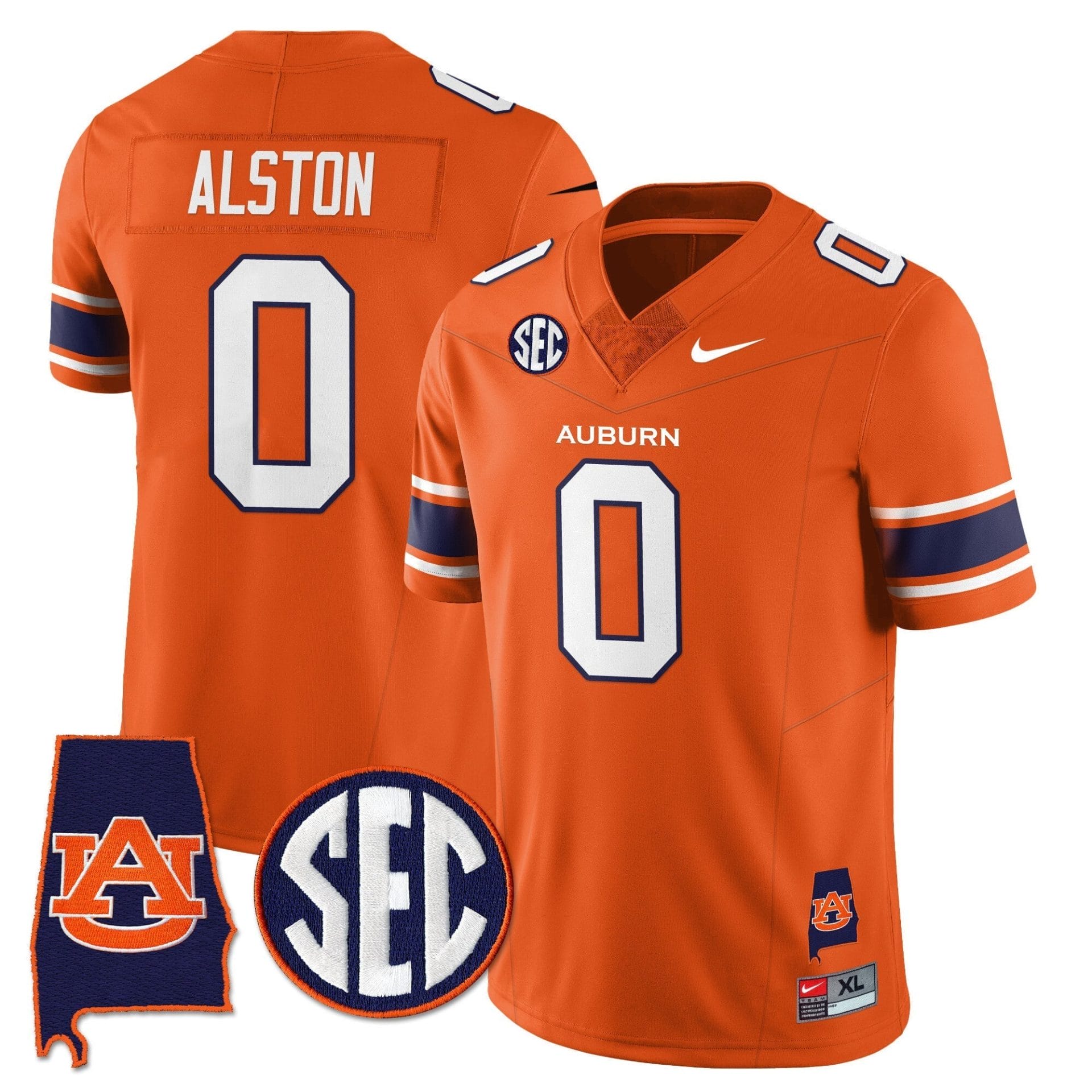 Auburn Tigers Alabama Patch Vapor Limited Jersey - All Stitched - Image 11