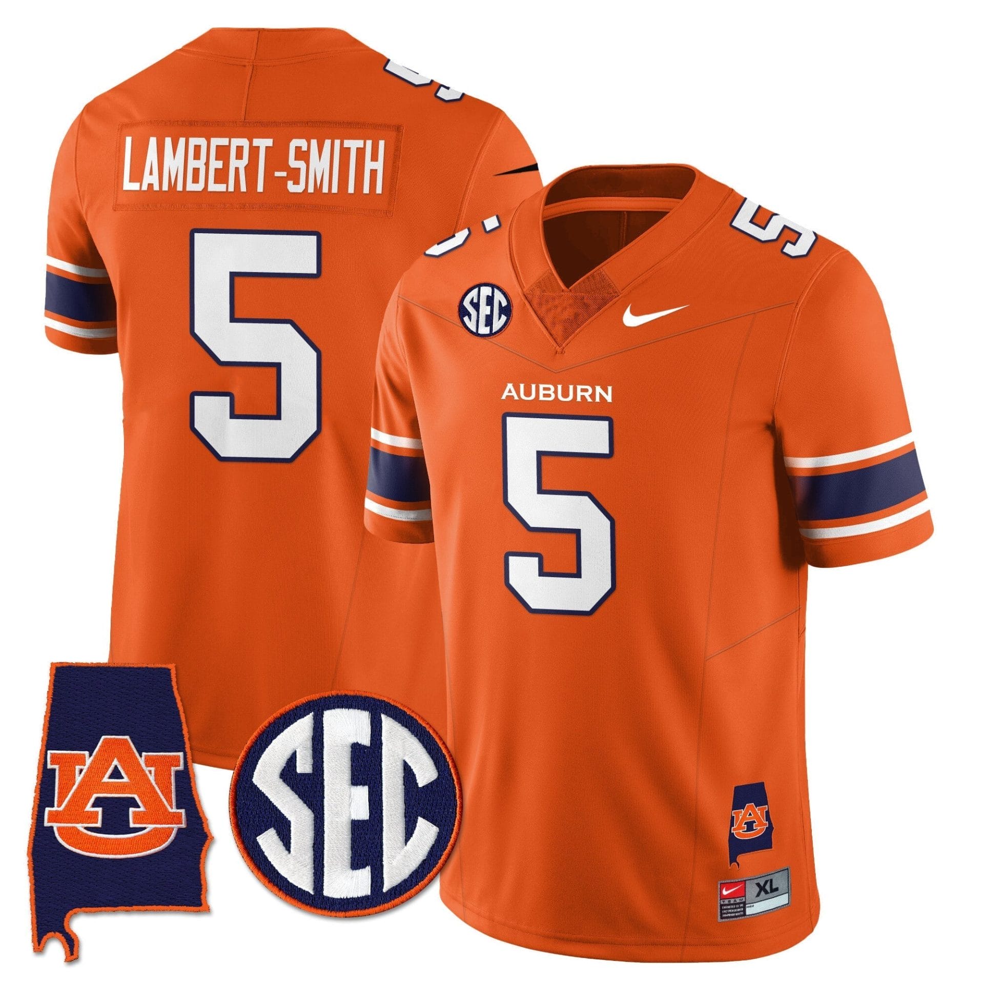 Auburn Tigers Alabama Patch Vapor Limited Jersey - All Stitched - Image 15