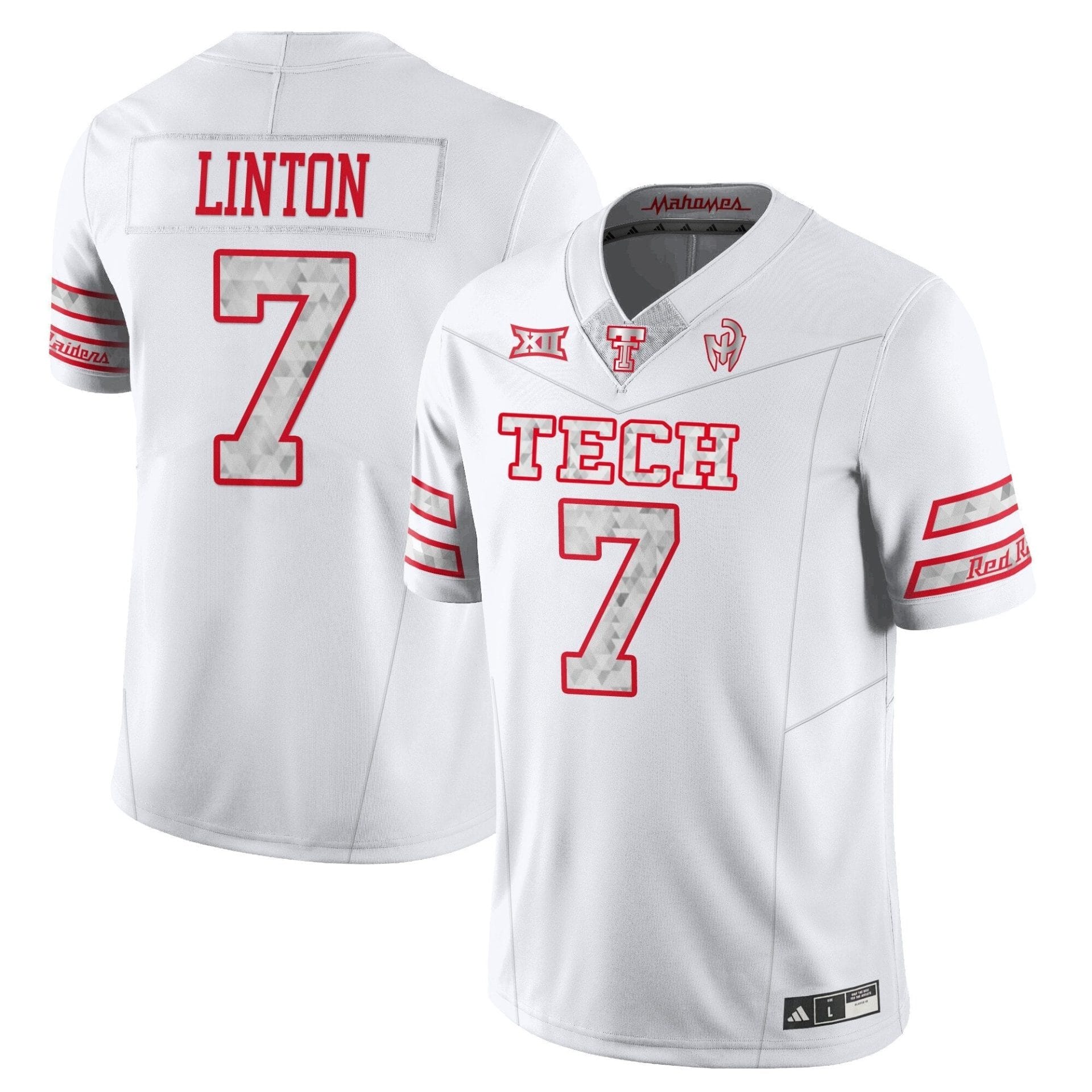 Texas Tech Football “GalvanICED” Jersey - All Stitched - Image 4
