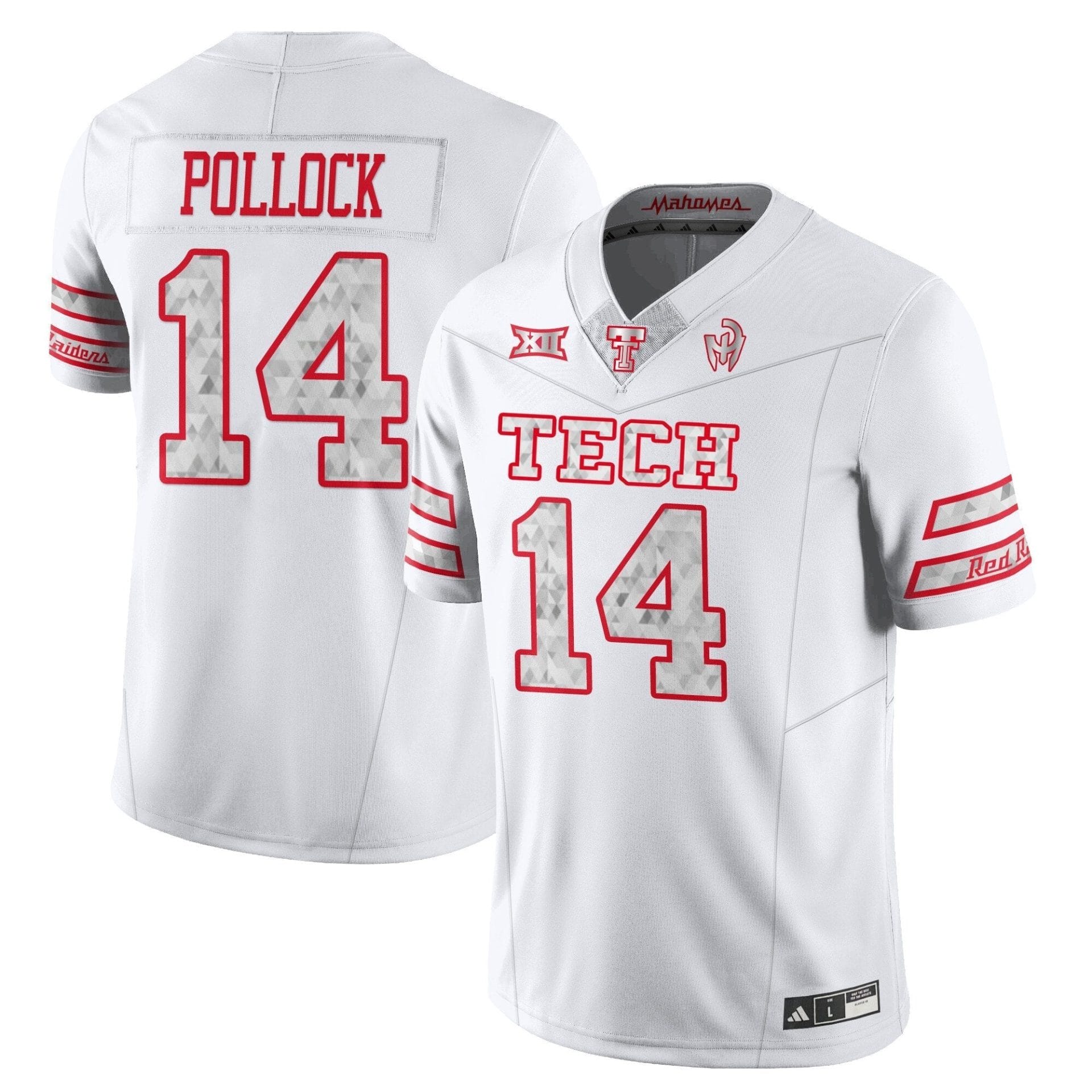 Texas Tech Football “GalvanICED” Jersey - All Stitched - Image 7