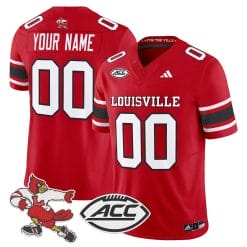 Custom Louisville Cardinals Jersey 1980s Throwback Vaport Limited Stitched All Colors